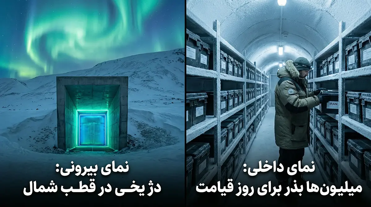 خزانه جهانی بذر سوالبارد: بیل گیتس و خزانه مخفی بذر ❄️ (15)